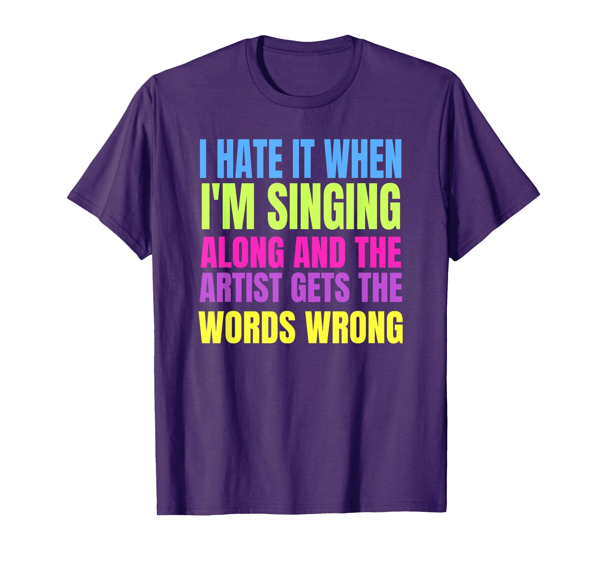 Funny Misheard Song Lyrics T-Shirt for Music Lovers - Humorous Gift Idea